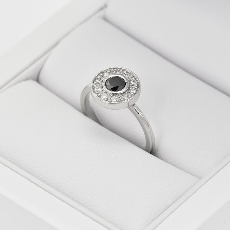 Diamantring aus Gold 34853