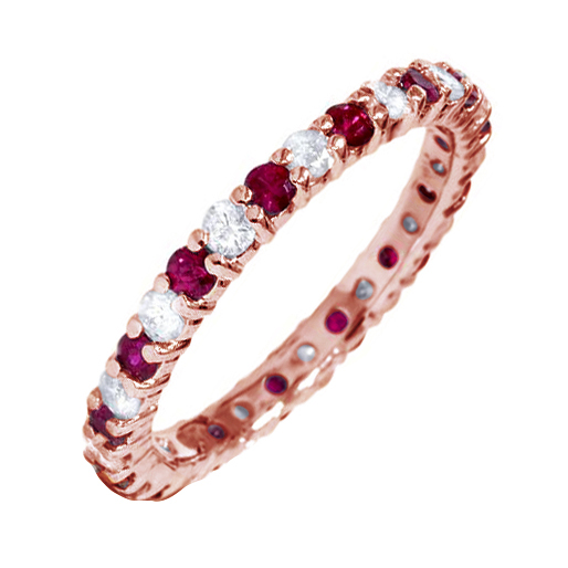 Ring aus Roségold 80662