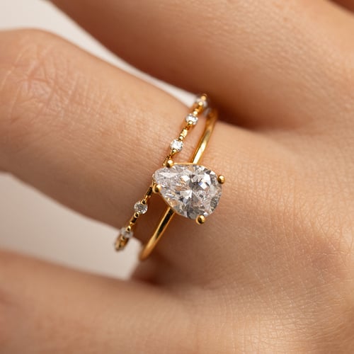 Silberner Eternity Ring mit Lab Grown Diamanten Khalid