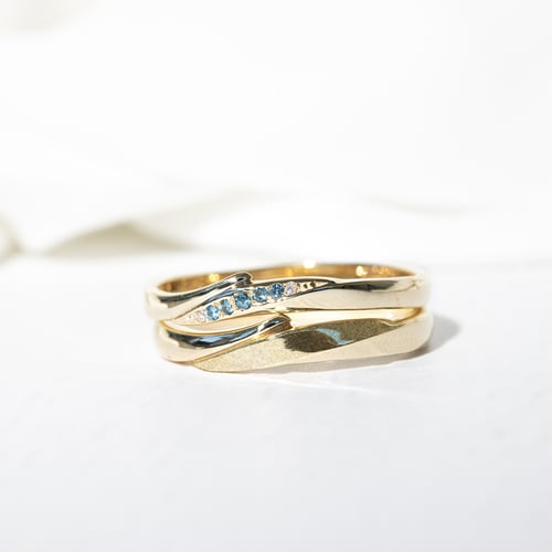 Trauringe aus Gold mit Diamanten Abella