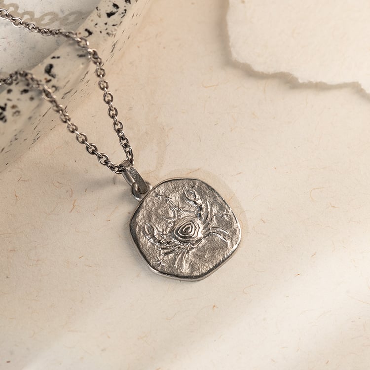 Silberanhänger mit Symbolen des Tierkreiszeichens 136694