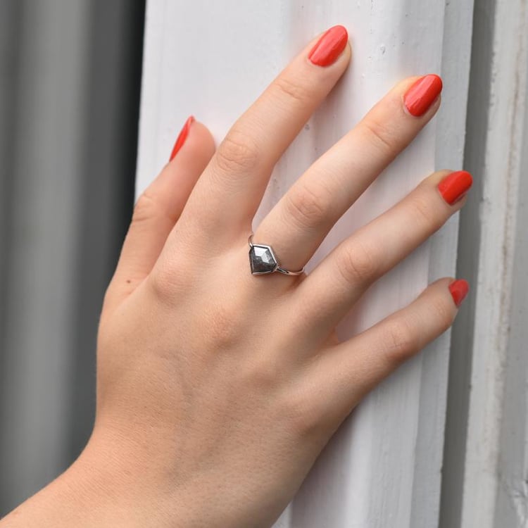 Ring mit Salt and Pepper Diamant Socorro 44222