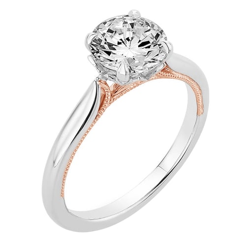 Verlobungsring mit seitlichen Diamanten Libby