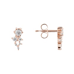 Cluster-Ohrringe mit Lab Grown Diamanten Ellie