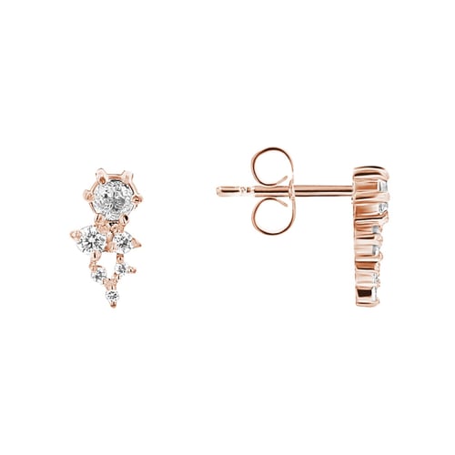 Cluster-Ohrringe mit Lab Grown Diamanten Ellie