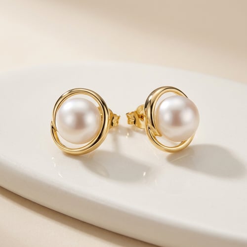 Elegante Perlenohrringe Lucas