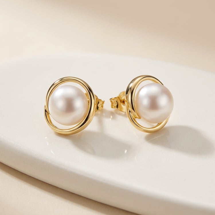 Elegante Perlenohrringe Lucas 169855