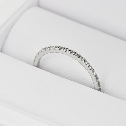 Goldener Memoire-Ring mit Diamanten 1.25mm Adva