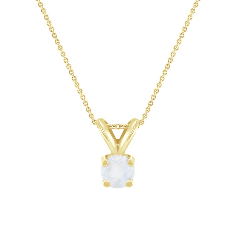 Minimalistische Anhänger mit Mondstein Lalom 92648