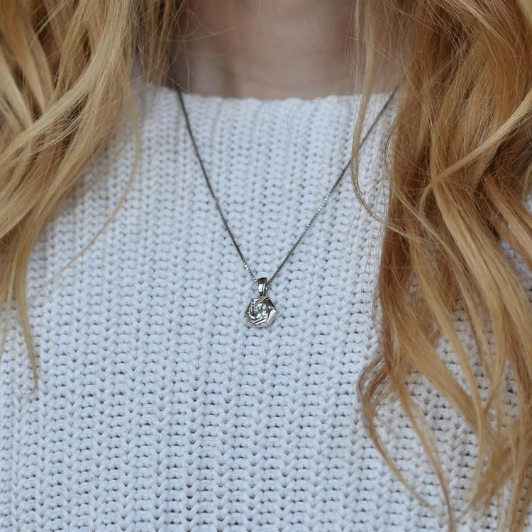 Silberne Halskette 28584