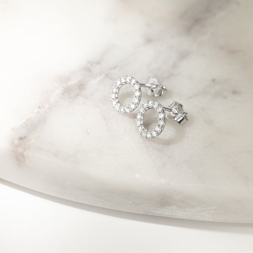 Karma-Ohrringe mit Lab Grown Diamanten Leonas
