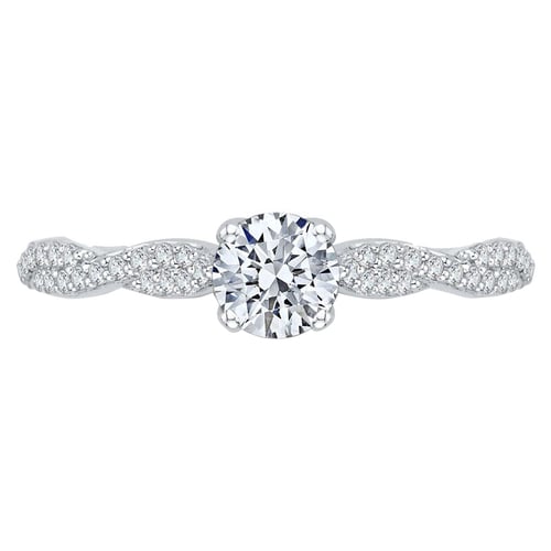 Verflochtener Verlobungsring mit Lab Grown Diamanten Minna