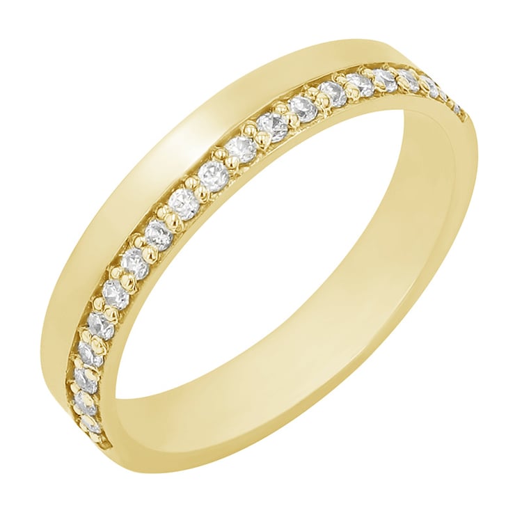 Goldener Eternity-Ring mit Diamanten Heavana 79007