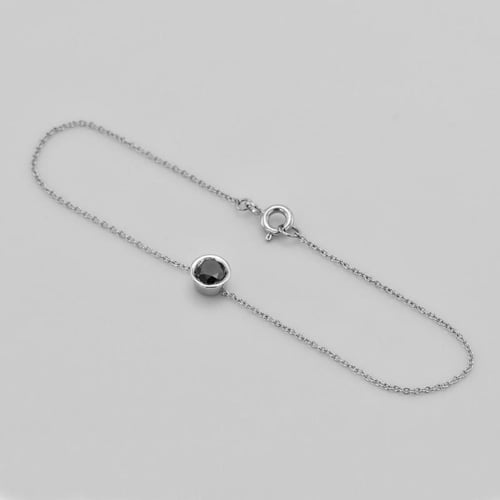 Armband aus Platin mit schwarzem Diamant Arleth