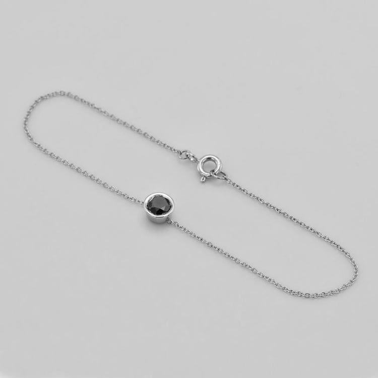 Armband aus Platin mit schwarzem Diamant Arleth 71529