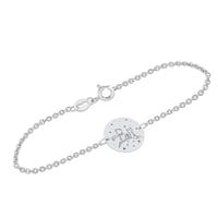 Armband Der Kleine Prinz mit Fuchs und Gravur aus Silber