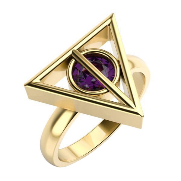 Edelstein-Ring mit Amethyst 59445