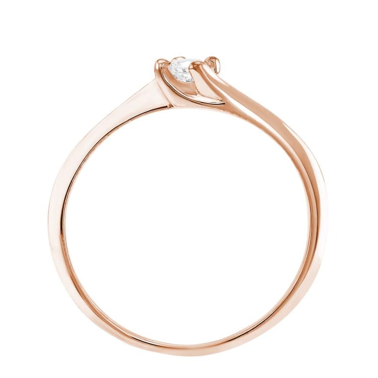 Ring aus Roségold 25546