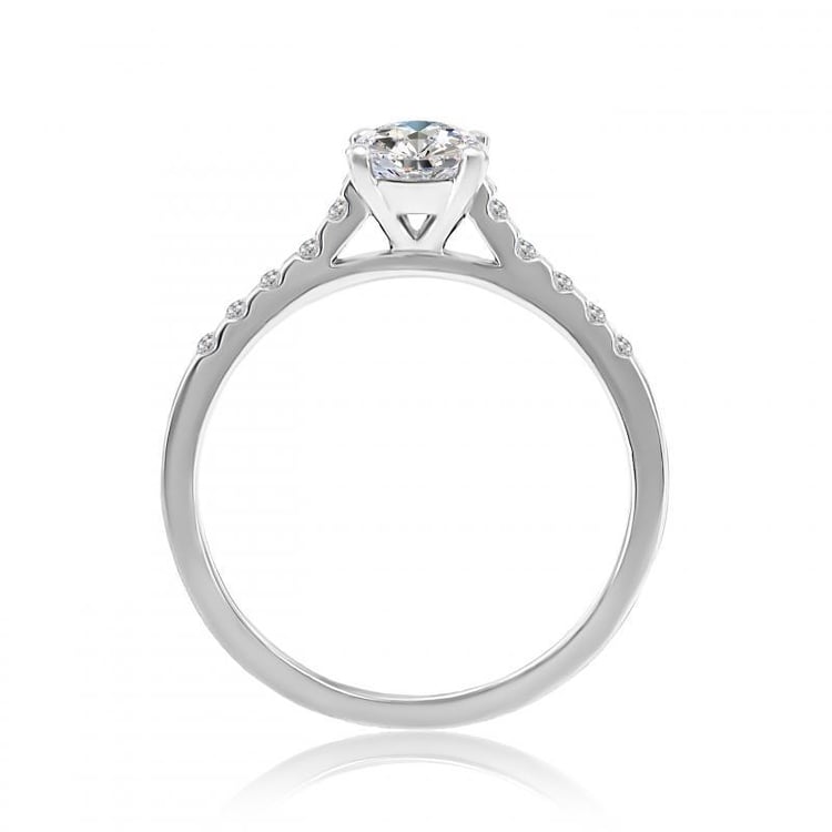 Diamantring aus Gold 17858