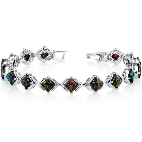 Zauberhaftes Silberarmband mit Opalen Kahlika