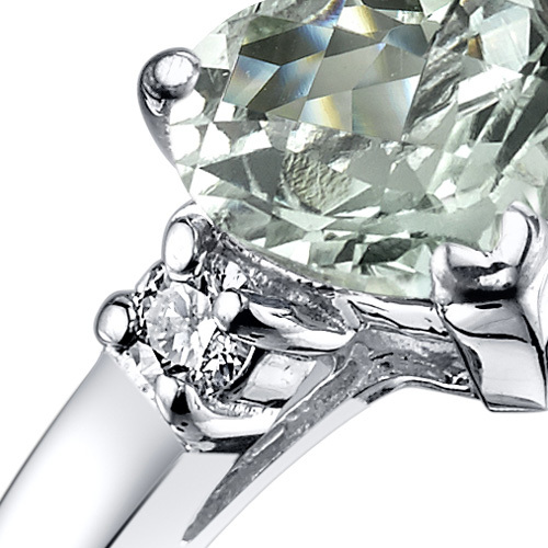 Amethystherz im goldenen Ring 42901