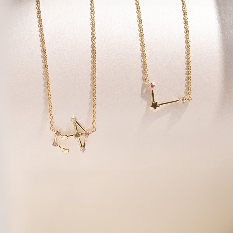 Halskette mit Tierkreiszeichen Libra 140937