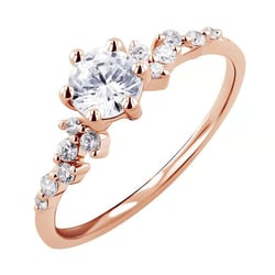 Scheidungsring mit Lab Grown Diamanten Ren