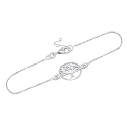 Silbernes Armband mit Baum des Lebens Tyriq