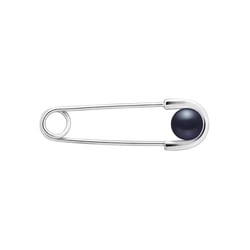 Elegante Brosche mit schwarzer Perle Ying