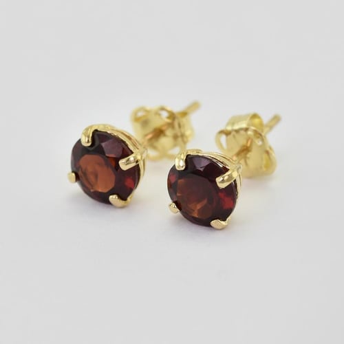 Goldene Ohrstecker mit Granaten Kalinda