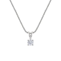 Platin Anhänger mit Diamanten Jadell