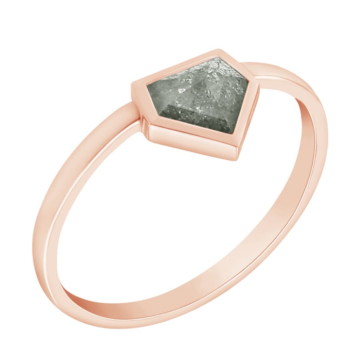 Ring mit Salt and Pepper Diamant Vilma