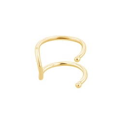 Goldener Ohrschmuck Kauri