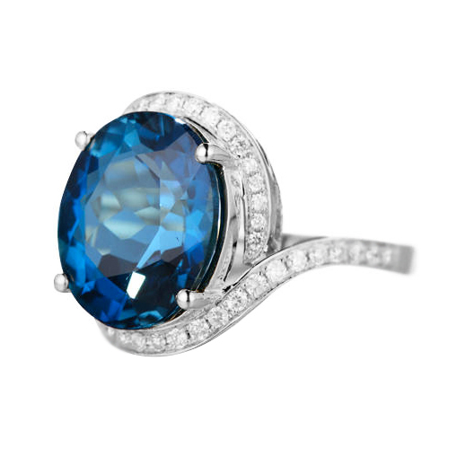 Goldring mit Topas und Diamanten Alana 88813