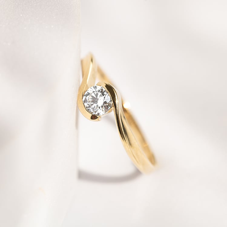 Verlobungsring mit 0.30 IGI-zertifiziertem Lab Grown Diamant Yadu 142947