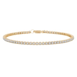 Goldenes Tennisarmband mit Lab Grown Diamanten Shimayra
