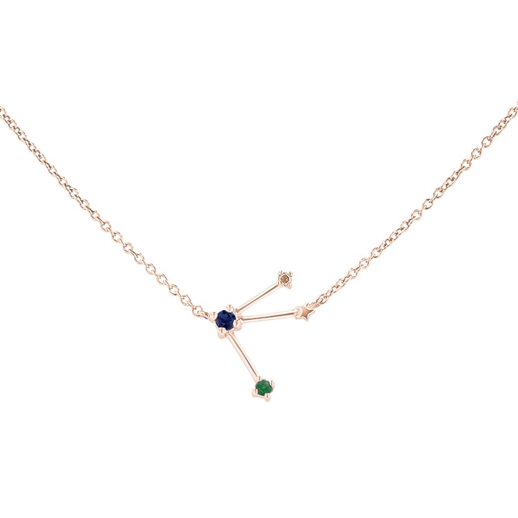 Halskette mit Tierkreiszeichen Taurus 139347