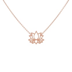 Yoga Halskette Lotusblume