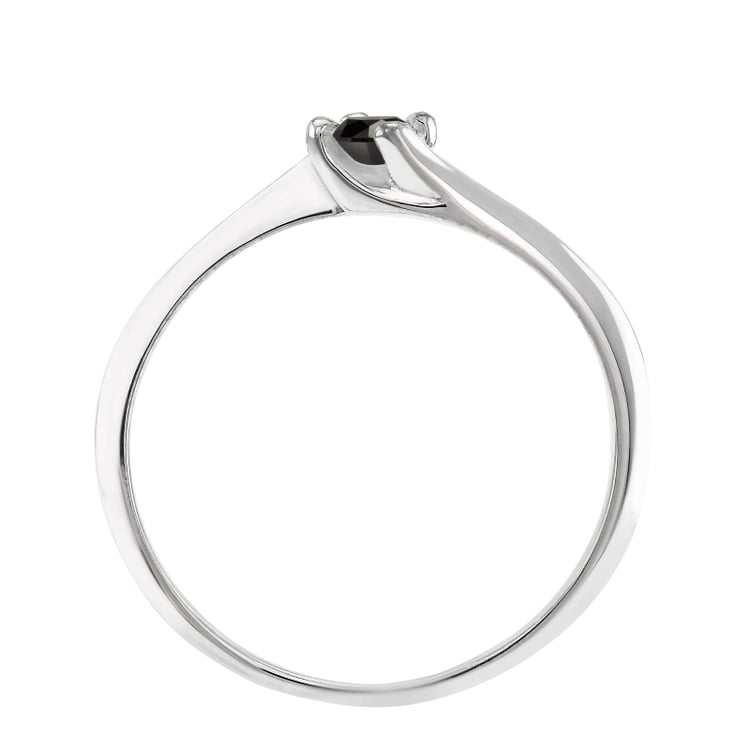 Goldener Verlobungsring mit schwarzem Diamanten Neoma 70331