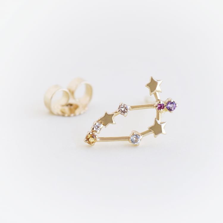 Ohrring mit Sternzeichen Capricorn 95347