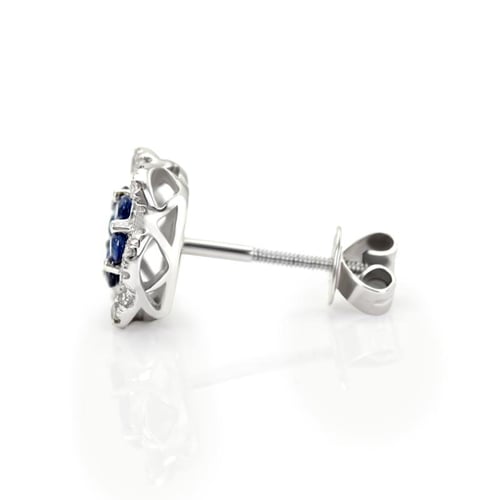 Saphirblüten mit Diamanten Enae