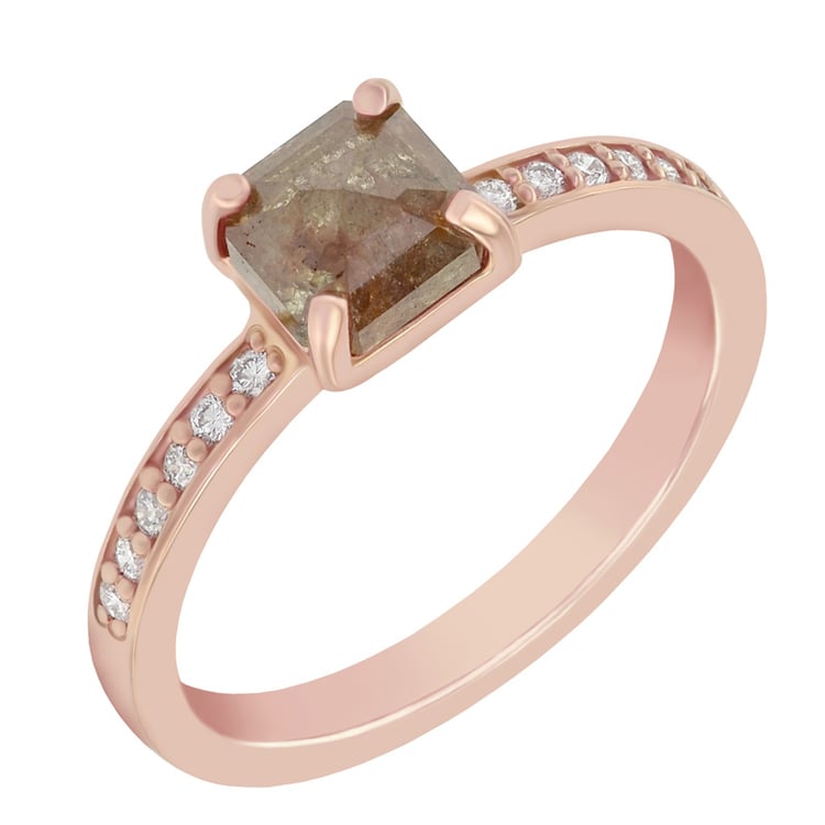 Ring mit Salt and Pepper Diamant Marisa