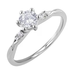 Verlobungsring mit 0.57ct IGI-zertifiziertem Lab Grown Mileva