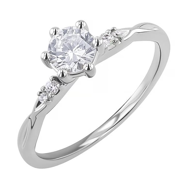 Verlobungsring mit 0.57ct IGI-zertifiziertem Lab Grown Mileva