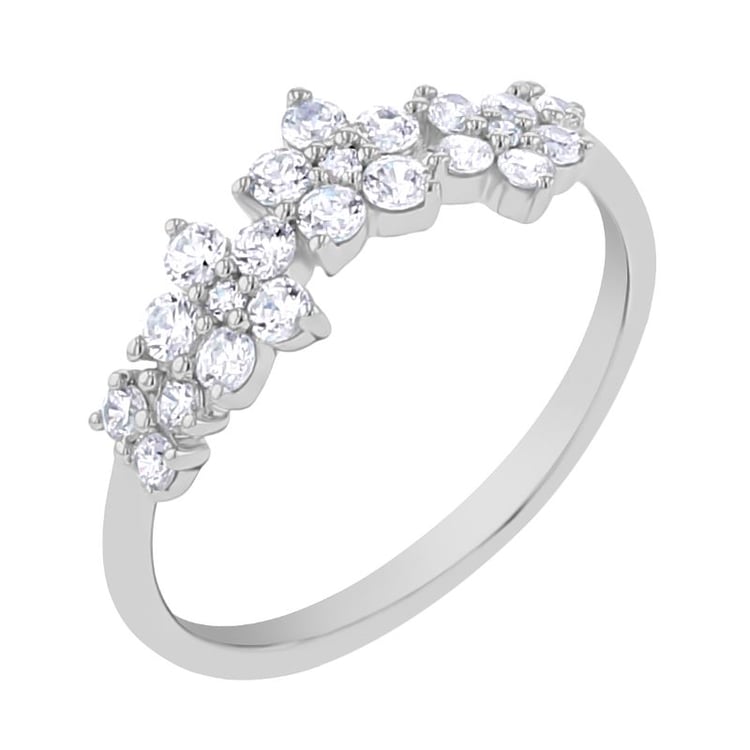 Ring mit Blumen aus Lab Grown Diamanten Juliet