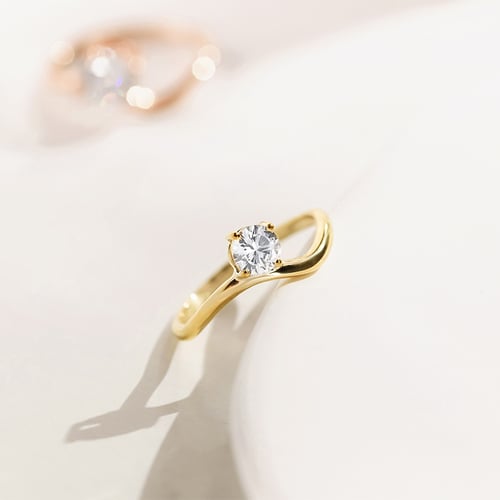 Verlobungsring mit einem Lab Grown Diamanten Lyra