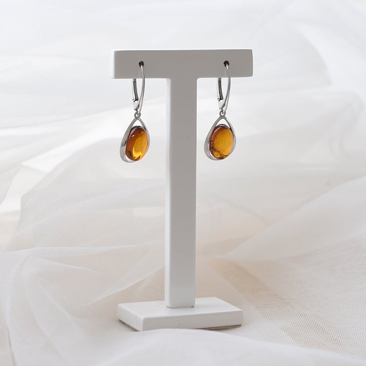 Silberne Ohrringe 67061