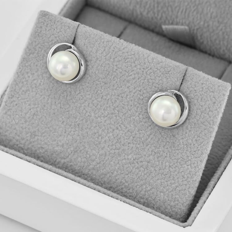 Elegante Perlenohrringe Lucas 42698