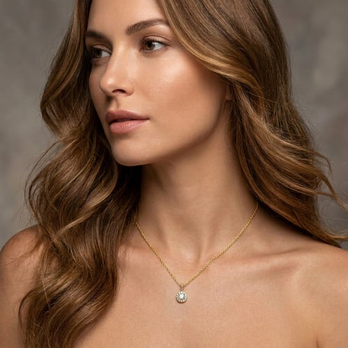 Romantischer Anhänger mit Lab Grown Diamanten Danny