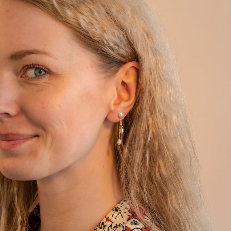 Ohrstecker aus vergoldetem Silber Klaudia 101252